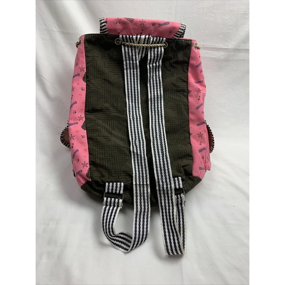 BAO BIBI Fashion Casual Backpack Bag Cotton Cloth Bunny Rabbit‎ Fun School Pack